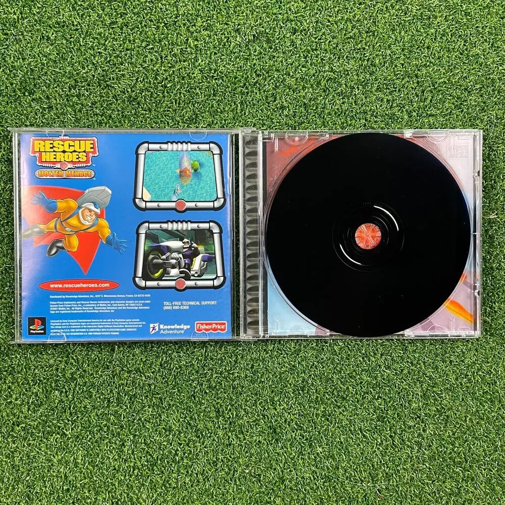 Fisher-Price: Rescue Heroes: Molten Menace (Sony PlayStation 1, 2001) CIB